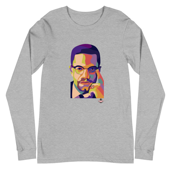 Malcolm X Unisex Long Sleeve Tee