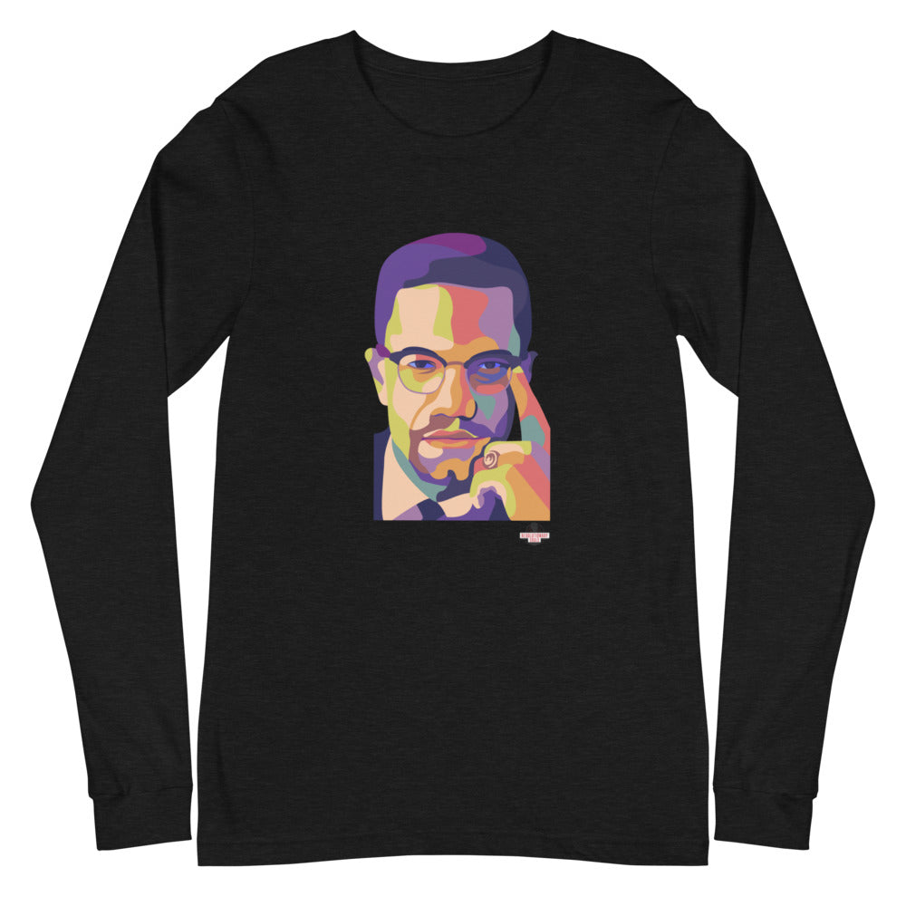 Malcolm X Unisex Long Sleeve Tee