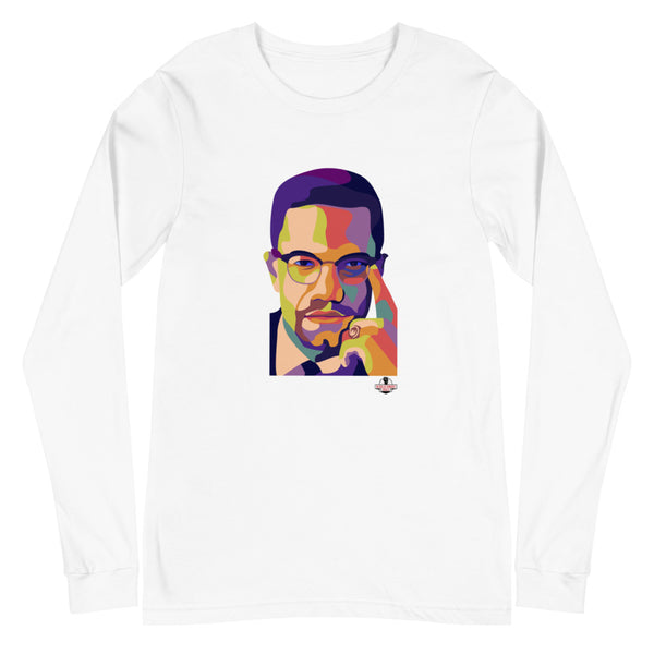 Malcolm X Unisex Long Sleeve Tee